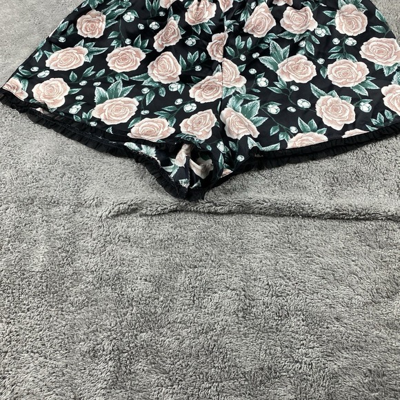 Victoria's Secret Retired Satin Sleep Shorts Womens Small Floral - Picture 12 of 13